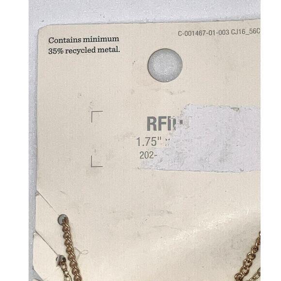 New With Tags! Cat & Jack Girls 3 Gold-Tone Necklaces! - Picture 6 of 6